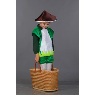 Грибочек с коричневой шляпкой, детский карнавальный костюм
